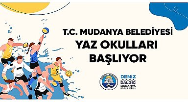 Mudanya Belediyesi'nin çocukları kötü alışkanlıklardan uzaklaştırarak sporla tanıştırmak, sporu sevdirmek ve kendilerini geliştirmek amacıyla sürdürdüğü “Yaz Okulları