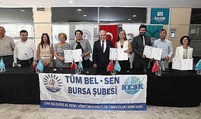 Nilüfer Belediyesi'nde toplu iş sözleşmesi sevinci