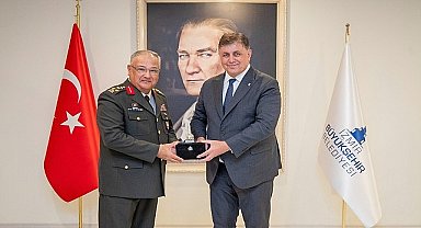 Orgeneral Kemal Yeni'den Başkan Tugay'a ziyaret
