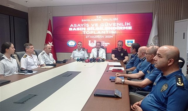 Şanlıurfa’nın 11 aylık asayiş ve güvenlik bilançosu açıklandı