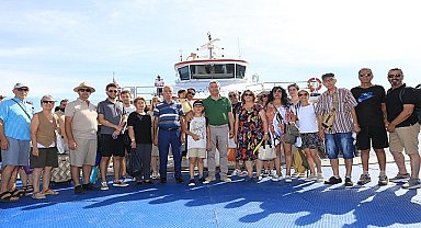 Vapur Tugay'dan İlk biletler Günay'dan