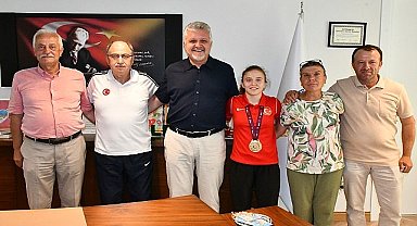 Avrupa şampiyonundan Gerenli'ye ziyaret