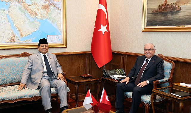 Bakan Güler, Endonezya Cumhurbaşkanı Subianto ile görüştü