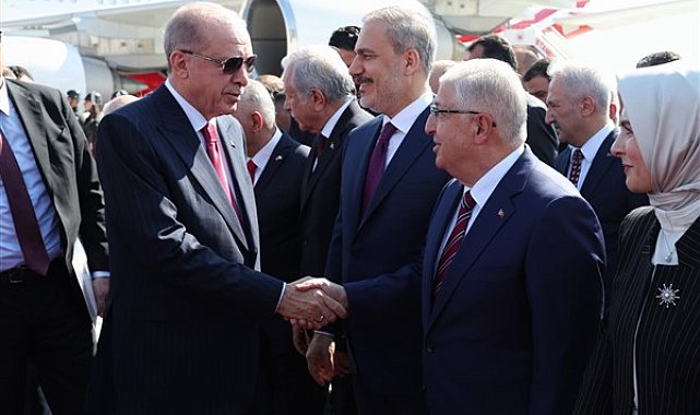 Bakan Güler, KKTC'de Cumhurbaşkanı Erdoğan'a eşlik etti