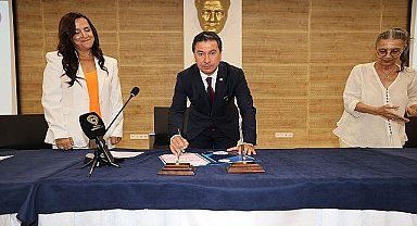 Başkan Aras Şiddete Karşı Tutum Belgesi'ni İmzaladı 