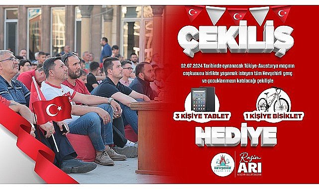 Başkan Arı'dan Milli Maç Öncesi Çocuk ve Gençlere Tablet ve Bisiklet Müjdesi