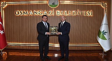 Başkan Aydın, Almanya Hessen eyaleti Bakanı Pentz'i ağırladı