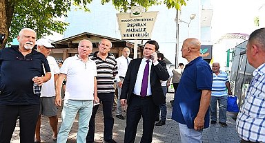 Başkan Aydın'dan yerinde çözüm