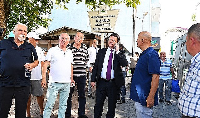 Başkan Aydın'dan yerinde çözüm