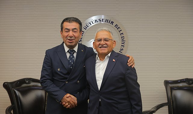 Başkan Büyükkılıç ve Bünyan Belediye Başkanı Metin bir araya geldi