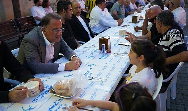 Başkan Çalık, vatandaşlarla oruç açtı