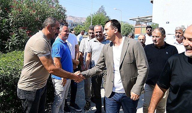 Başkan Eşki'den Ayakkabıcılar Sitesi'ne ziyaret