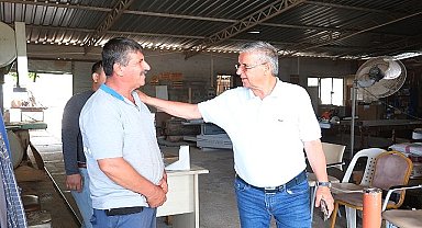 Başkan Topaloğlu'ndan belediye personeline ziyaret