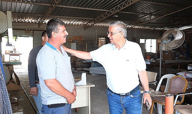Başkan Topaloğlu'ndan belediye personeline ziyaret