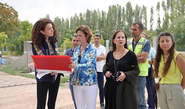 Başkan Ünlüce, Aktif Yaşam Parkı'nın çalışmalarını inceledi