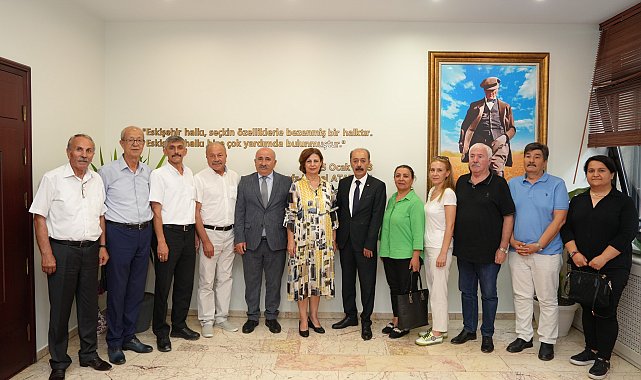 Başkan Ünlüce’ye yönelik ziyaretler devam ediyor