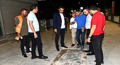 Başkan Yıldız'dan Gece Mesaisi