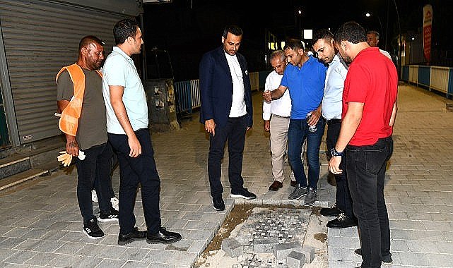 Başkan Yıldız'dan Gece Mesaisi
