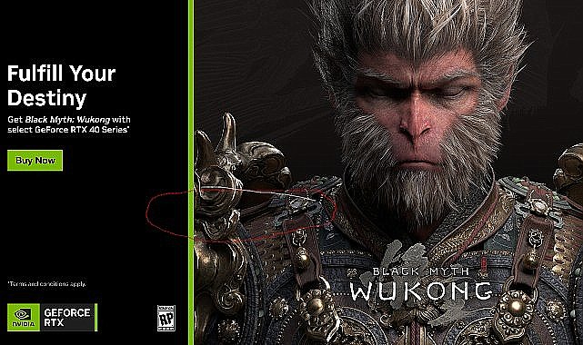 Black Myth: Wukong GeForce RTX 40 Serisi Bundle Paketi