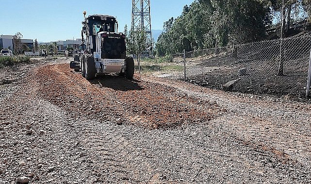 Bornova'da yeni yol çalışması