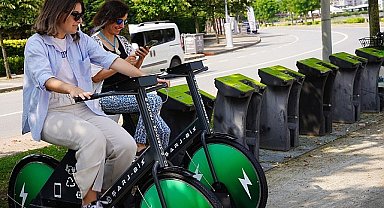 Büyükşehir'in Şarj-Bis projesi devrede; Hem bedeniniz hem de telefonunuz şarj olsun