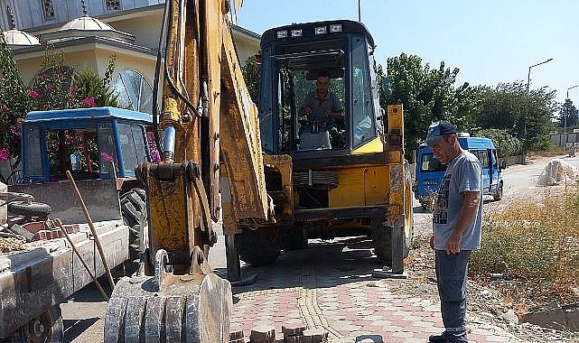 Çamyuva Mahallesi'nde altyapı çalışmaları