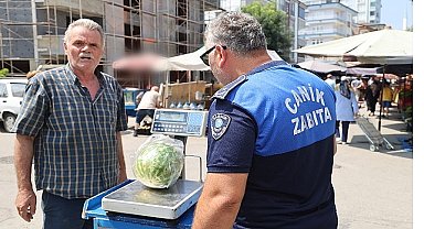 Canik Zabıtasından Sıkı Denetim 