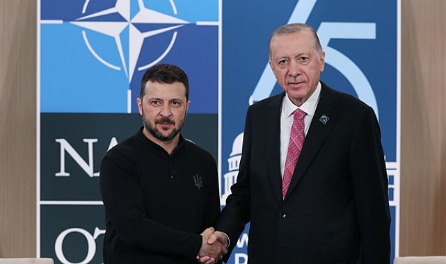 Cumhurbaşkanı Erdoğan, Ukrayna Devlet Başkanı Zelenskiy ile görüştü