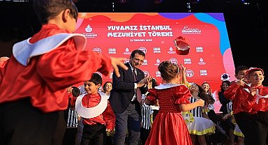 Ekrem İmamoğlu İBB'nin Yuvamız İstanbul kreşlerinden 2055 çocuk mezun olarak ilkokula geçiş yaptı 