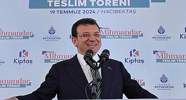 Ekrem İmamoğlu, Nevşehir'de KİPTAŞ Hacıbektaş Mihmandar Projesi Teslim Töreni'ne katıldı