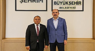 Endonezya Cumhuriyeti Ankara Büyükelçisi Purnama Başkan Altay'ı Ziyaret Etti