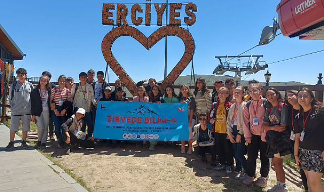 Erciyes A.Ş., Erciyes Dağı Bilim Okulu'nda 26 ilden öğrencileri zirvede buluşturdu