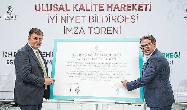 ESHOT Ulusal Kalite Hareketi'ne katıldı