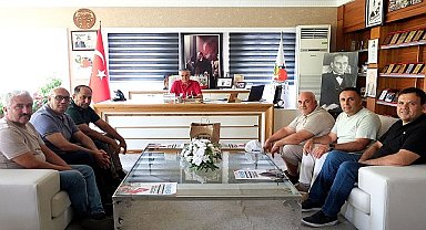 Göynük Taksiden Başkan Topaloğlu'na ziyaret 