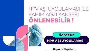 HPV Aşısı için Başvurular Devam Ediyor