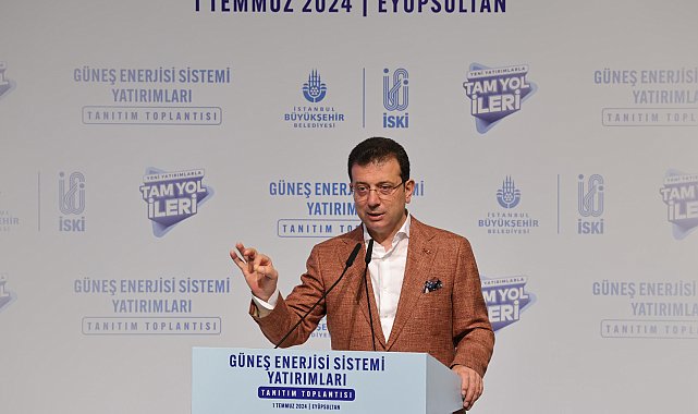 İmamoğlu: Hedefimiz 2029 yılına kadar belediye binalarında sadece güneş enerjisi kullanmak