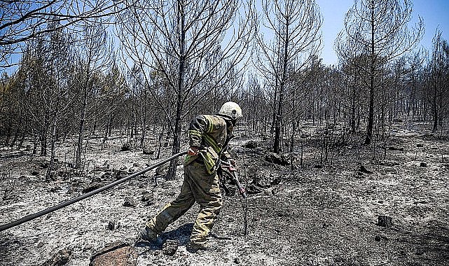 İzmir İtfaiyesi orman yangınlarına karşı 7 gün 24 saat nöbette