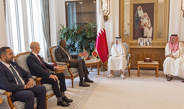 Katar Dışişleri Bakanı Abdurrahman, İngiltere Dışişleri Bakanı Lammy ile görüştü