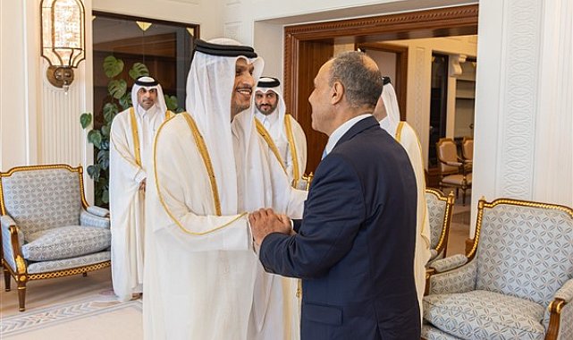Katar Dışişleri Bakanı Abdurrahman, Mısırlı mevkidaşı Abdelatty ile bir araya geldi