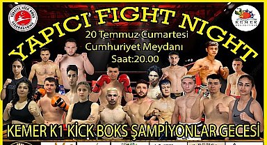 Kemer'de Kick Boks heyecanı