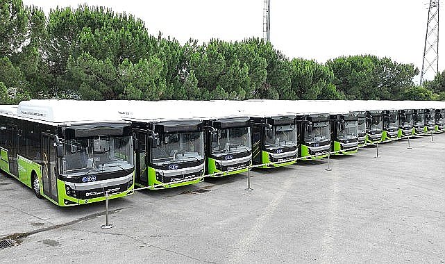 Kocaeli Büyükşehir'in 20 yeni otobüsü teslim edildi