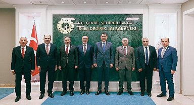 Konya Protokolü Bakan Kurum ile Bakan Memişoğlu'na Hayırlı Olsun Ziyaretinde Bulundu