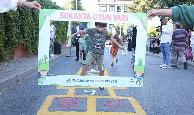 Küçükçekmece Belediyesi'nden “Sokakta Oyun Var” etkinliği