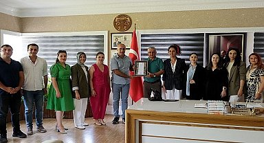 Kurs Müdürü Suat Göv'den Başkan Topaloğlu'na ziyaret 