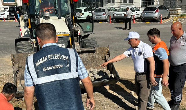 Mamak’ta yollara bakım ve onarım