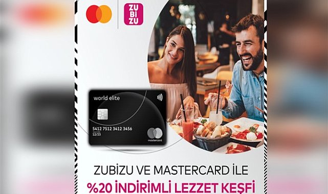 Mastercard ve ZUBİZU ile yüzde 20 gastronomi indirimi