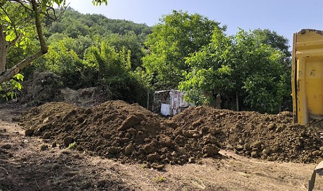 Osmangazi'de kaçak hafriyat dökenlere ceza