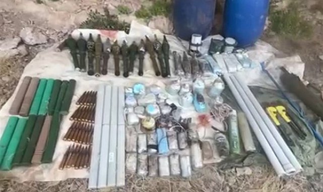 Pençe-Kilit Operasyonu bölgesinde çok sayıda mühimmat ele geçirildi