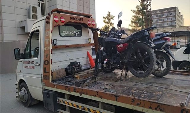 Şanlıurfa'da çalıntı motosikletler yakalandı