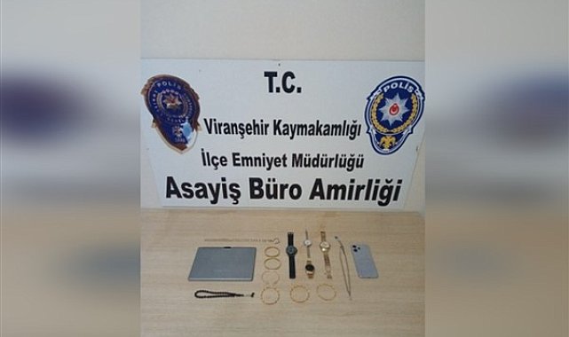 Şanlıurfa’da evden hırsızlık yapan şüpheliler yakalandı